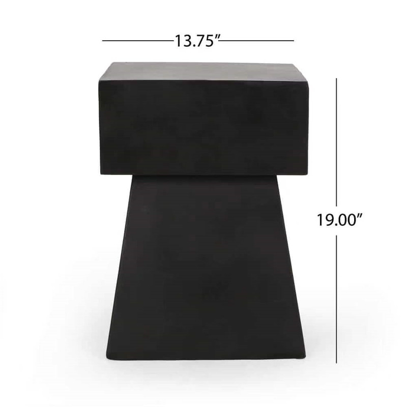 Featured Design Square Desktop Concrete Side Tebur (1)