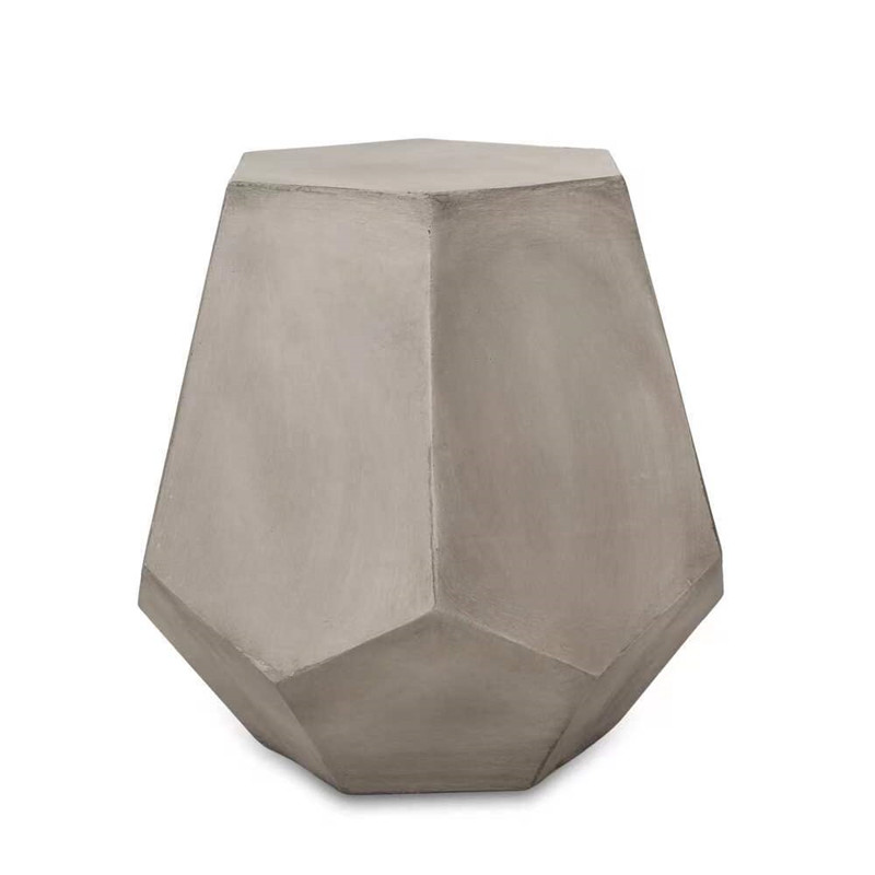 Ti Multilateral Koupe Sifas Dekorasyon Kay Side Table Concrete (11)