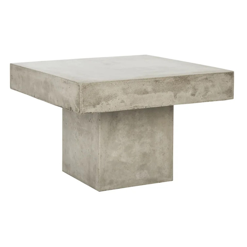 Galimas kvadratinis betoninis stalas viduje ir lauke (1)
