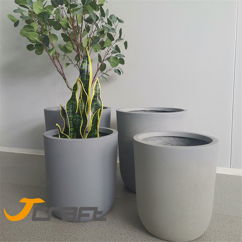 grey barrel flower pot (10)