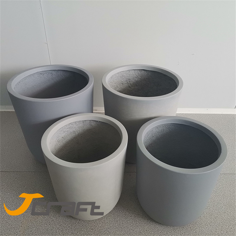 grey barrel flower pot (8)