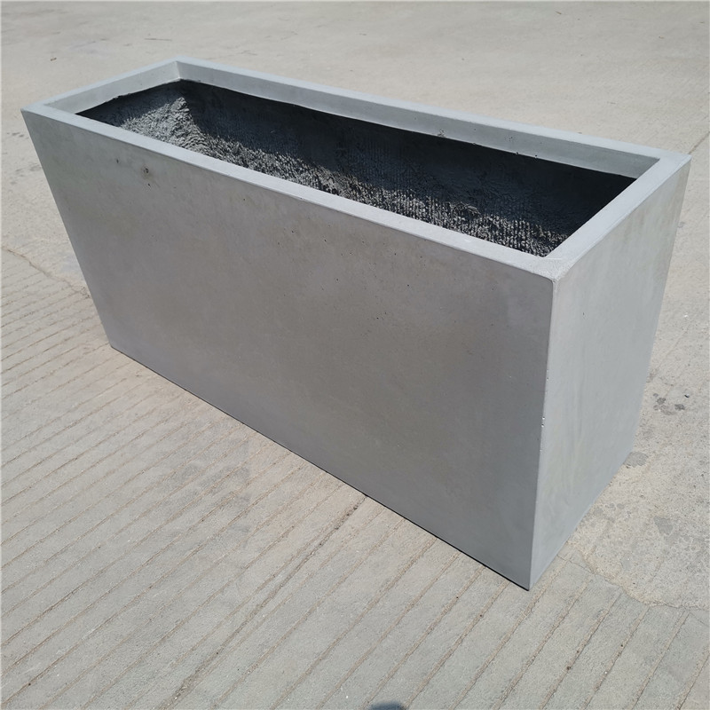 grey rectangular flower pot (6)